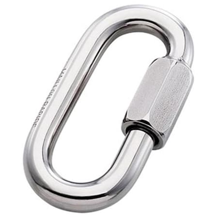 Steel Quick Link Std Stainless Plated- 7 Mm.